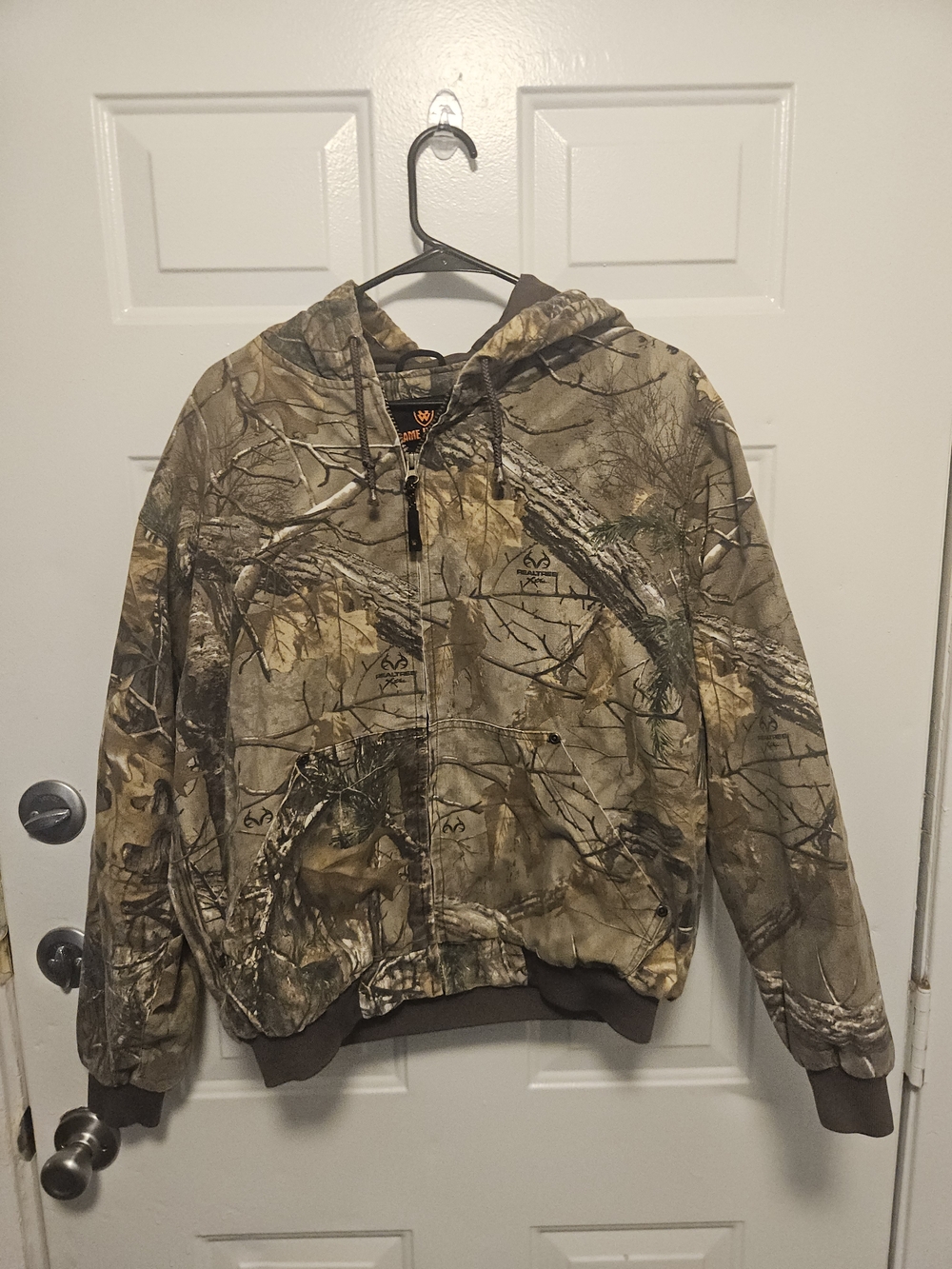 Realtree Camo Zip-Up Hoodie - Brown/Green/Tan